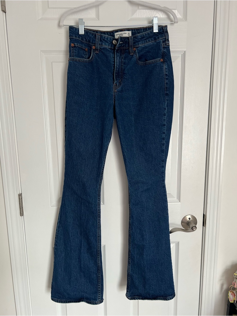 Abercrombie & Fitch Dark Blue Flare Jeans
